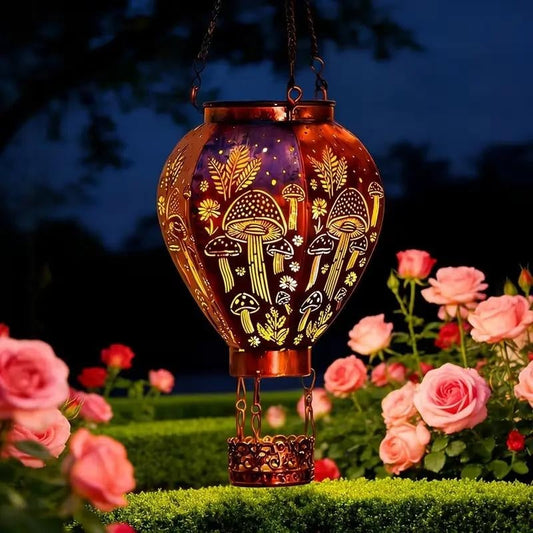 📢📢33% OFF !! ⏰Solar-Powered Hot Air Balloon Lantern