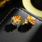 📢📢40% OFF !! ⏰Colorful Firework Stud Earrings – Cubic Zirconia, 18K Plated, Festive 🎆