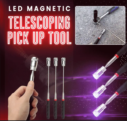 📢📢40% OFF !! ⏰LED Retractable Magnetic Pickup
