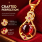 📢📢40% OFF !! ⏰Elegant Four-Leaf Clover Teardrop Necklace