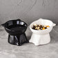 🏆LAST DAY SALE 50% OFF🔥Ergonomic Elevated Ceramic Cat Bowl