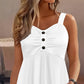📢📢40% OFF !! ⏰Women's Summer Sleeveless Button Front Tank Top