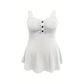 📢📢40% OFF !! ⏰Women's Summer Sleeveless Button Front Tank Top