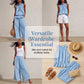 📢📢40% OFF !! ⏰ Women’s Ruffled Two-Piece Set – Smocked Neck, Relaxed Fit, Vacation Style 🌺