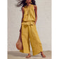 📢📢40% OFF !! ⏰ Women’s Ruffled Two-Piece Set – Smocked Neck, Relaxed Fit, Vacation Style 🌺