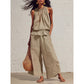 📢📢40% OFF !! ⏰ Women’s Ruffled Two-Piece Set – Smocked Neck, Relaxed Fit, Vacation Style 🌺