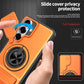📢📢40% OFF !! ⏰ Samsung Phone Case – Sliding Camera Cover, Rotatable Ring, Magnetic Mount 🔄