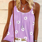 Women's Daisy Print Spaghetti Strap Camisole