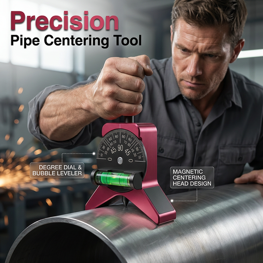 📢📢50% OFF !! ⏰ Magnetic Pipe Centering Tool – Y-Shaped, Hands-Free, Built-in Level 📏