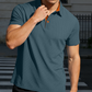 Men's Casual Short Sleeve Collared Shirt