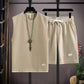 Men’s Minimalist Crew Neck Tank & Shorts Set