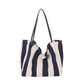 📢📢30% OFF !! ⏰ Classic Vertical Stripe Beach & Shopping Tote👜