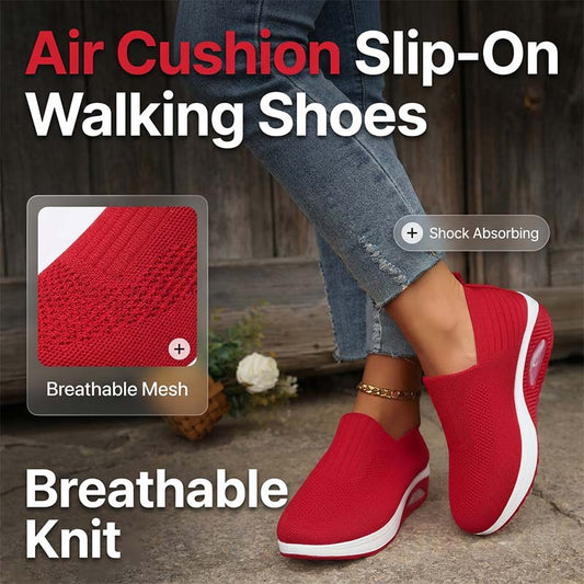 📢📢30% OFF !! ⏰Women's Air Cushion Slip-On Walking Shoes