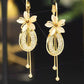 📢📢33% OFF !! ⏰Elegant Flower Tassel Dangle Earrings
