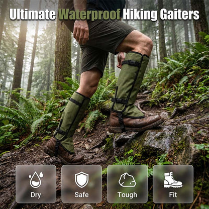 📢📢40% OFF !! ⏰Waterproof Hiking Gaiters for Outdoor Adventures