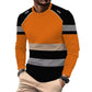 📢📢40% OFF !! ⏰Men's Printed Round-neck Long-sleeve Shirt