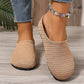 Women's Breathable Knit Slip-On Mules
