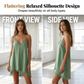 📢📢40% OFF !! ⏰Frayed Edge V-Neck Mini Slip Dress