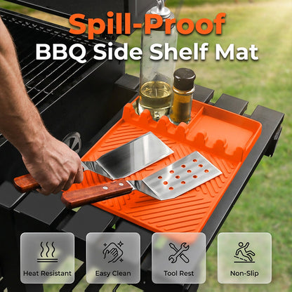 📢📢30% OFF !! ⏰Silicone Grill Mat for Side Shelf