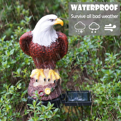 📢📢30% OFF !! ⏰Outdoor Eagle Design Solar Powered Garden Stake Light
