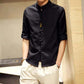 📢📢40% OFF !! ⏰Men's Casual Linen Mandarin Collar Shirt