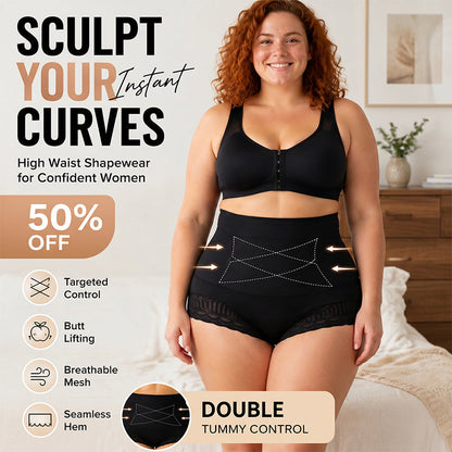 🥳FLASH SALE🥳💞50K+ SOLD!✨ 💝 Women's Cross Tummy Control Shapewear Panties