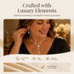📢FLASH SALE !📢40% OFF !! ⏰Women's Zircon Flower Necklace Earrings Set