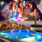 📢📢40% OFF !! ⏰ Submersible LED Pool Lights (RF Remote Control)
