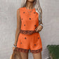 📢📢30% OFF !! ⏰Women's Bohemian Print Sleeveless Top & Shorts Set