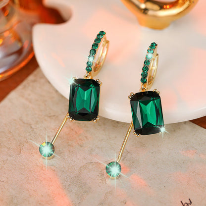 📢📢30% OFF !! ⏰Elegant Vintage Synthetic Diamond Drop Earrings