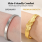 📢📢40% OFF !! ⏰18K Gold Plated Leaf Open Cuff Bracelet | Adjustable Stainless Steel Nature Bangle for Women