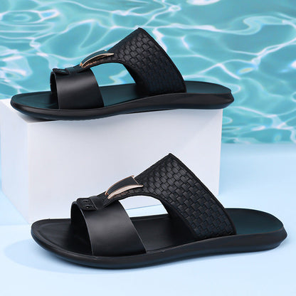 📢📢30% OFF !! ⏰Men's Casual Flat Sole Slide Sandals