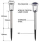 📢📢30% OFF !! ⏰6 PCS Solar Waterproof Landscape Lights for Outdoor Courtyard