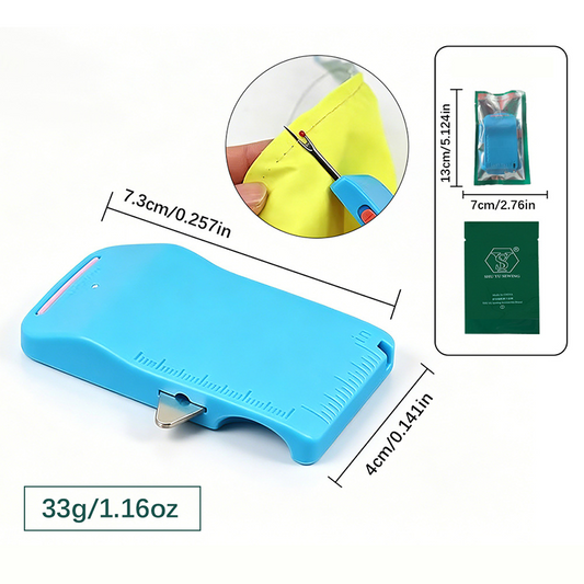 🥳2026 HOT SALE🥳💞50K+ SOLD!🧵✂️ 50% OFF! Multi‑functional Seam Guide & Ripper – Guide, rip, measure in one. Retractable blade, pocket‑size. A must for every sewist! 🪡✨