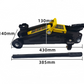 📢📢40% OFF !! ⏰ Heavy Duty 2T Hydraulic Trolley Jack