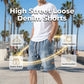 📢📢40% OFF !! ⏰Men‘s High Street Loose Denim Shorts