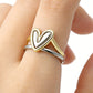📢📢33% OFF !! ⏰Two-Tone Layered Heart Ring