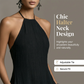 Women's Elegant Sleeveless Halter Maxi Dress