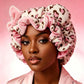 📢📢30% OFF !! ⏰Leopard Print Cat Ear Hair Bonnet