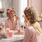📢📢30% OFF !! ⏰Leopard Print Cat Ear Hair Bonnet