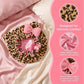 📢📢30% OFF !! ⏰Leopard Print Cat Ear Hair Bonnet