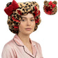 📢📢30% OFF !! ⏰Leopard Print Cat Ear Hair Bonnet