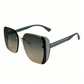 📢📢40% OFF !! ⏰ Rimless Oversized Square Sunglasses – Gradient Lens, Glitter Details, UV Protection ✨