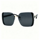 📢📢40% OFF !! ⏰ Rimless Oversized Square Sunglasses – Gradient Lens, Glitter Details, UV Protection ✨