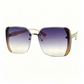 📢📢40% OFF !! ⏰ Rimless Oversized Square Sunglasses – Gradient Lens, Glitter Details, UV Protection ✨