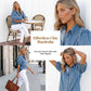 📢📢40% OFF !! ⏰Women's Puff Sleeve Denim Blouse – Button-Down, Lapel Collar, Lightweight 🌟