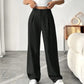 📢📢30% OFF !! ⏰ Women's High Waist Wide-Leg Pants – Belt Loops, Hidden Zipper, Flowing Fit 🌟