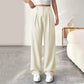 📢📢30% OFF !! ⏰ Women's High Waist Wide-Leg Pants – Belt Loops, Hidden Zipper, Flowing Fit 🌟