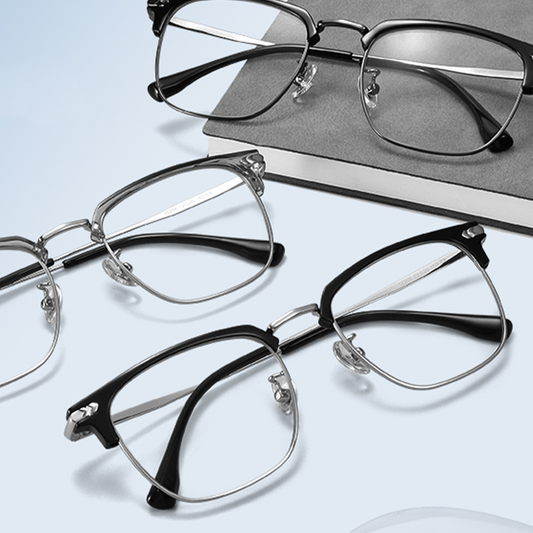 📢📢50% OFF !! ⏰Fashion Half Frame Eyewear