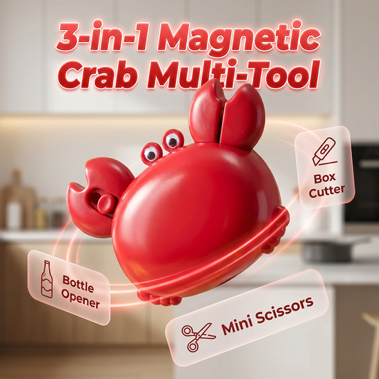 📢📢33% OFF !! ⏰Multifunctional Magnetic Crab-Shaped Bottle Opener